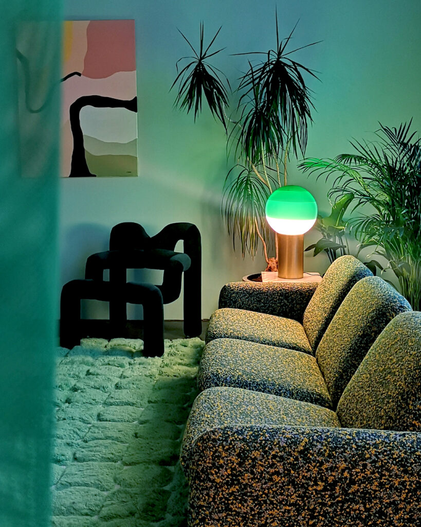 Marset lamp work set design Hélène Rebelo